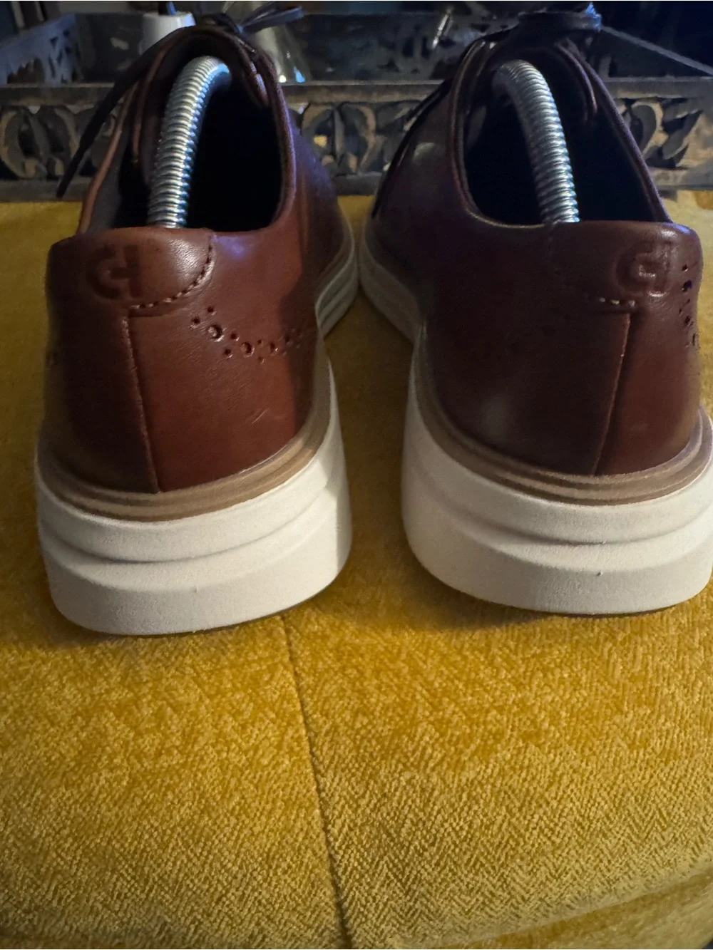Cole Haan Men's ØriginalGrand Cityspectre Wingtip Oxfords, Size 9.5, (Brown)